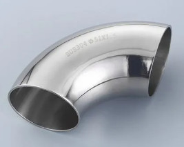 Алюминиевая сплав трубные фитинги ASTM A213 T11 Серебро SR локоть 90 градусов для различных трубопроводных приложений